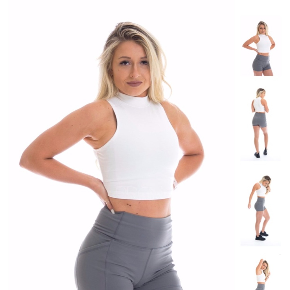 Paragon x Cristina crop top